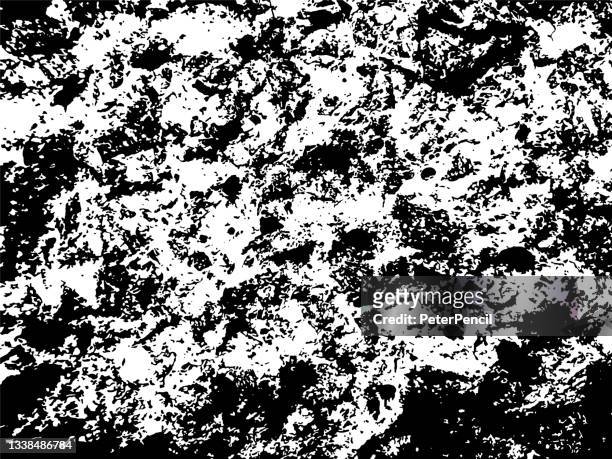 stone concrete grunge texture. black dusty scratchy pattern. abstract grainy background. vector design artwork. textured effect. crack. - metall 幅插畫檔、美工圖案、卡通及圖標