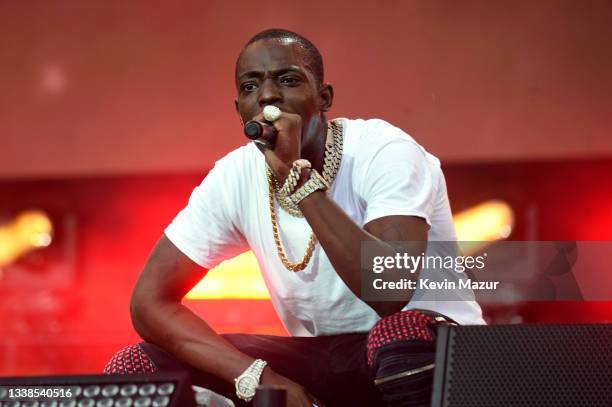 Bobby Shmurda performs during 2021 Made In America at Benjamin Franklin Parkway on September 05, 2021 in Philadelphia, Pennsylvania.