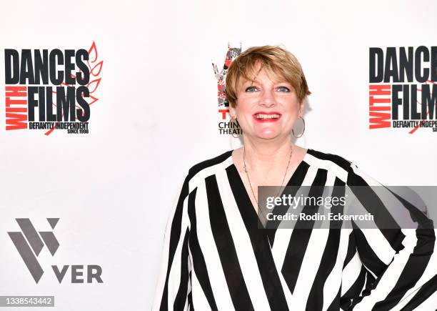 Alison Arngrim attends the 2021 Dances with Films Festival "DEAR IKE: Lost Letters to a Teen Idol" premiere at TCL Chinese 6 Theatres on September...