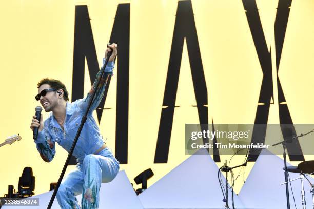 Aka Max Schneider performs during the 2021 BottleRock Napa Valley music festival at Napa Valley Expo on September 05, 2021 in Napa, California.