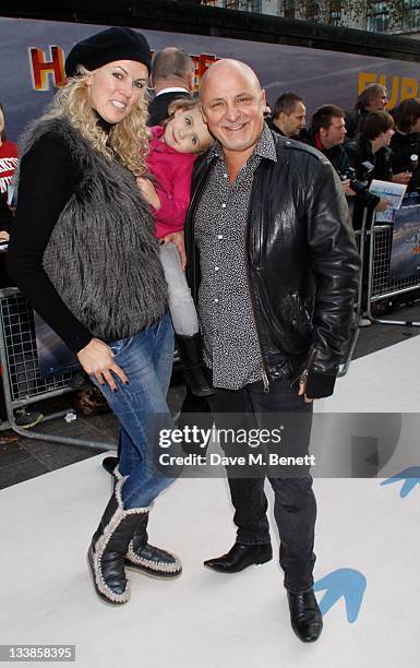 Chef Aldo Zilli attends the "Happy Feet Two" european premiere at the Empire Leicester Square on November 20, 2011 in London,England.