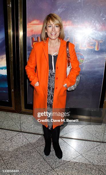 Actress Fay Ripley attends the "Happy Feet Two" european premiere at the Empire Leicester Square on November 20, 2011 in London,England.