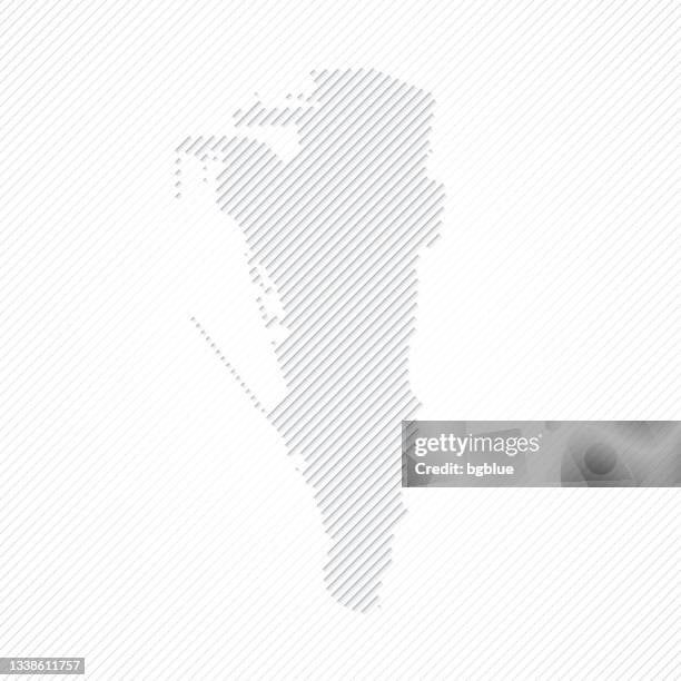 gibraltar map designed with lines on white background - gibraltar stock illustrations