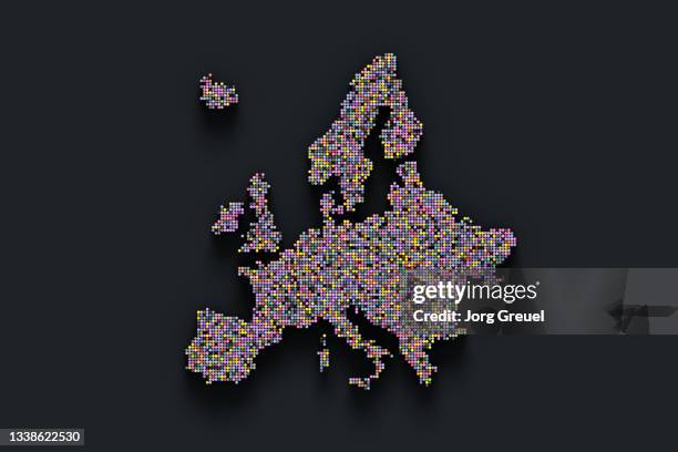 Abstract Eu Map 22,045 Europe Map Abstract Stock Photos, High-Res Pictures, and Images ...