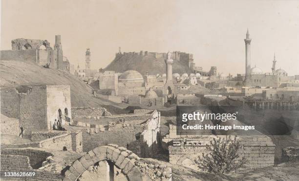 Alep, 1843. Aleppo, Syria. Artist Joseph Philibert Girault De Prangey.