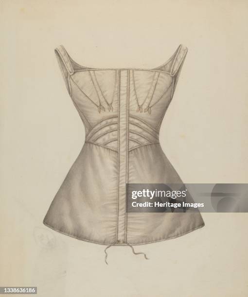 Corset, circa 1938. Artist Marie Mitchell.