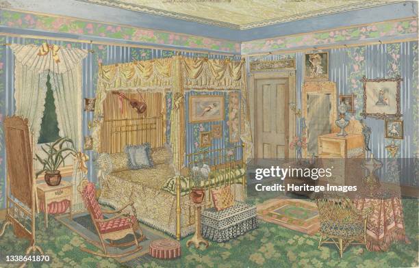 Woman's Bedroom, 1935/1942. Artist Perkins Harnly.