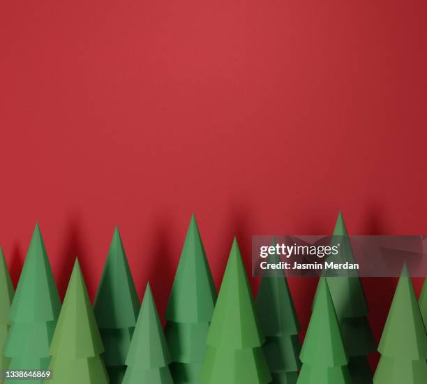 red and green christmas template with copy space - fashionable stock illustrations foto e immagini stock