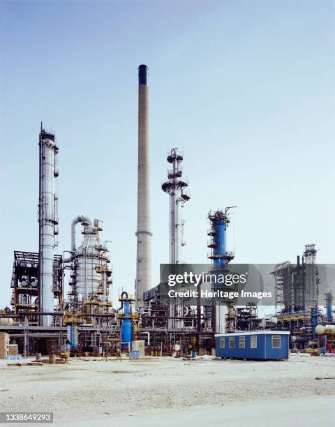An exterior view of the newly completed Alkylation Unit at Lindsey Oil Refinery. Laing Industrial Engineering and Construction Limited were involved...