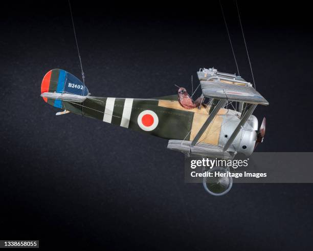 Model, Static, Sopwith F.1/3 Camel 'Comic' Night Fighter, 1991. Plastic exhibit model of a British Royal Air Force Sopwith F.1/3 Camel 'Comic' Night...