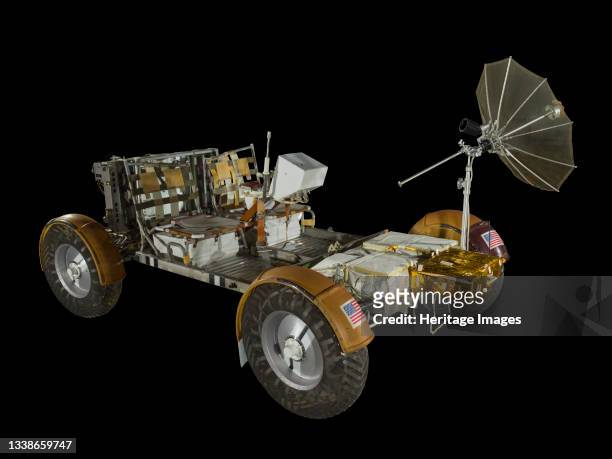 The Lunar Roving Vehicle was a battery powered 'dune buggy' taken to the moon on Apollo missions 15 and 17. The LRV was stowed on the descent stage...