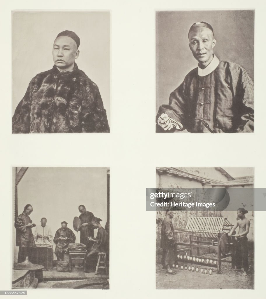 A Cantonese Gentleman; A Cantonese Gentleman; Schroffing Dollars; Reeling Silk