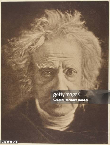 Sir John Herschel printed 1875. A work made of carbon print. Artist Julia Margaret Cameron.