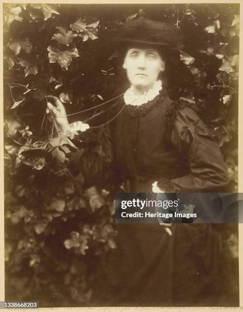 Mrs. Herbert Duckworth , September, 1874. A work made of albumen print. Artist Julia Margaret Cameron.