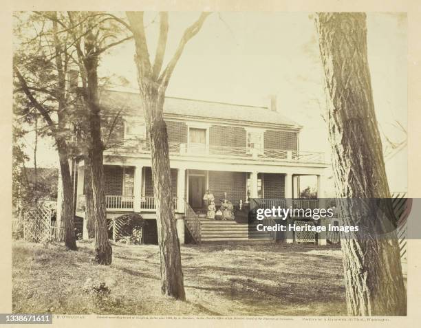 McLean's House, Appomattox Court-House, Virginia, April 1865. General Robert E. Lee surrendered to Ulysses S. Grant in Wilmer McLean's house. Albumen...