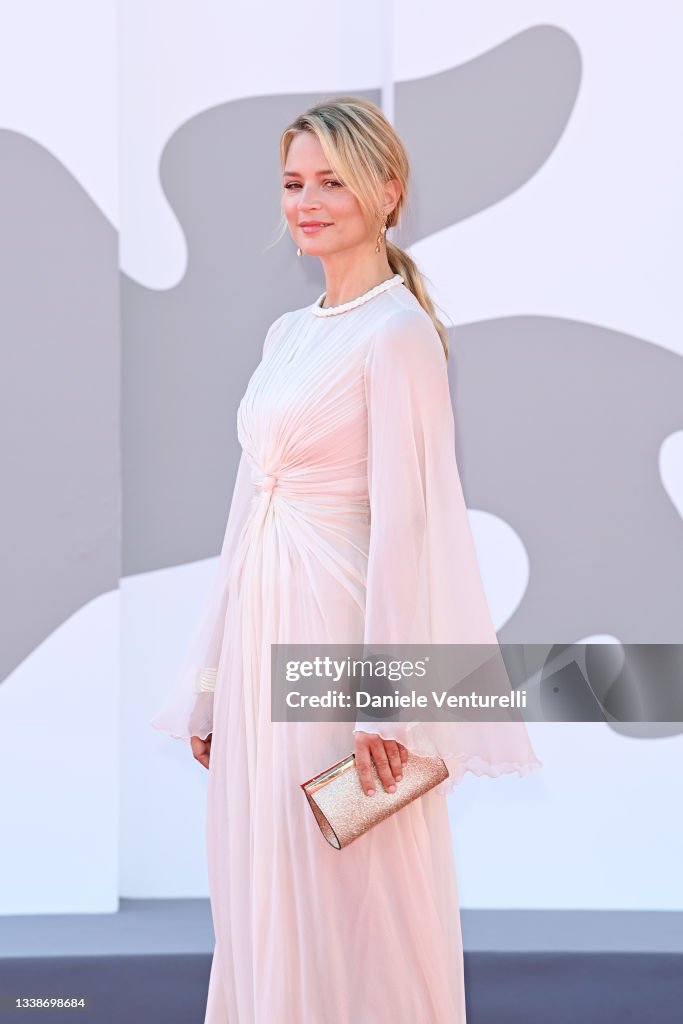 Venezia78 Jury member Virginie Efira attends the red carpet of the