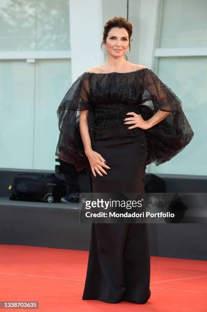 Italian actress Maria Pia Calzone at the 78 Venice International Film Festival 2021. Kineo prize red carpet. Venice , September 5th, 2021