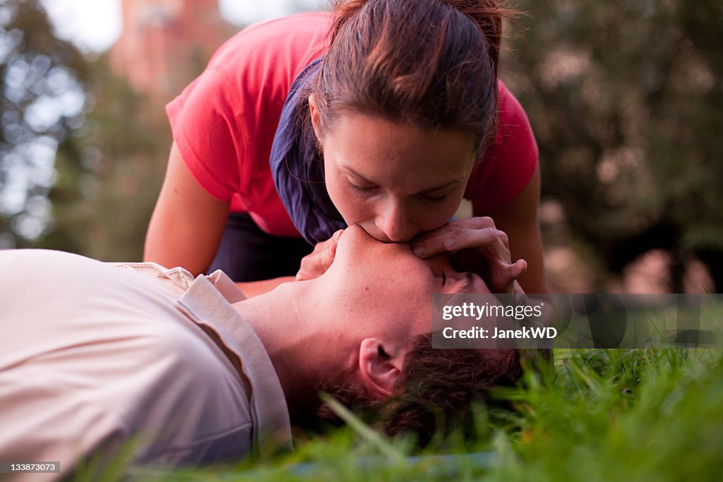 First aid - Rescue Breathing
