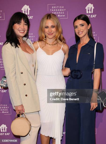 Daisy Lowe, Pixie Lott and Lucy Mecklenburgh attend the British Takeaway Awards in association with Just Eat 2021 Old Billingsgate on September 06,...