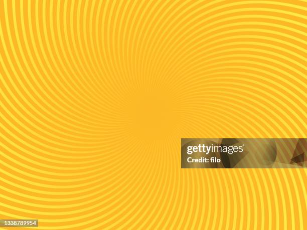 yellow swirl spin abstract background pattern - excitement stock illustrations