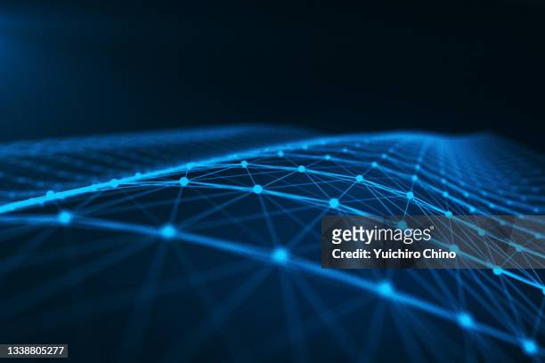network wave background - science and technology stock pictures, royalty-free photos & images