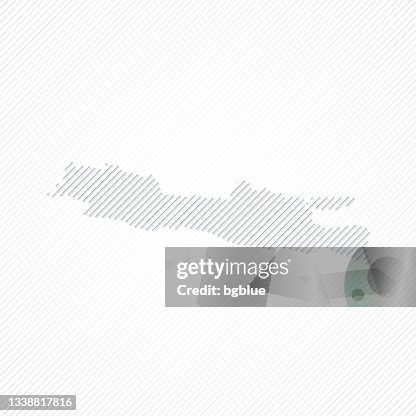 Java map designed with lines on white background Java map designed with lines on white background