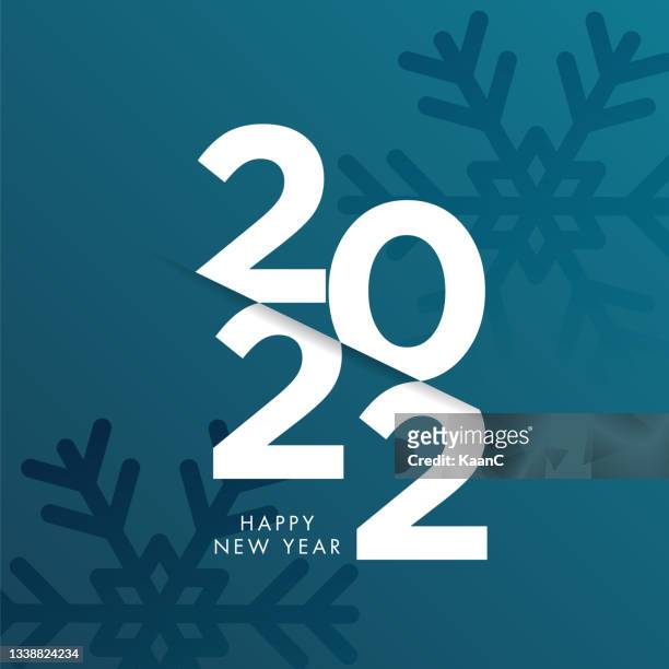 2022 neujahrsschriftzug. feiertagsgrußkarte. abstrakte vektorillustration. feiertagsgestaltung für grußkarte, einladung, kalender, etc. stock illustration - neujahrstag stock-grafiken, -clipart, -cartoons und -symbole