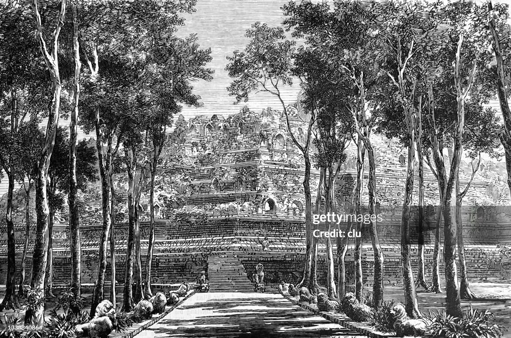 Borobudur, Java, Borobudur, largest Buddhist temple in the world
