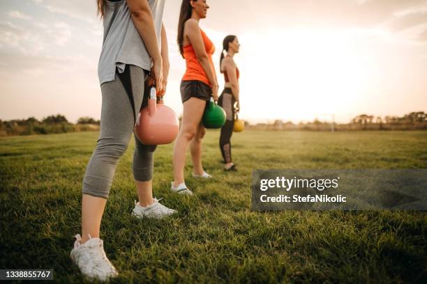 one, two, three - kettle bell stock pictures, royalty-free photos & images