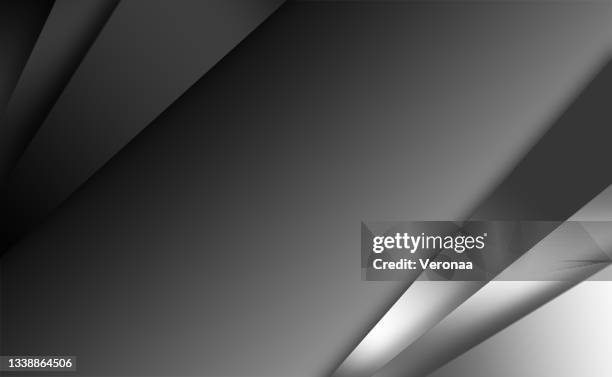 abstract metallic corporate gray shade geometry background, futuristic technology modern banner design. - chrome stock illustrations