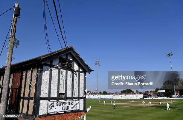 General view of play during the LV= Insurance County Championship match between Northamptonshire and Surrey at The County Ground on September 07,...