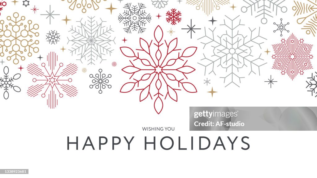 Weihnachten Schneeflocken Hintergrund. Einladung