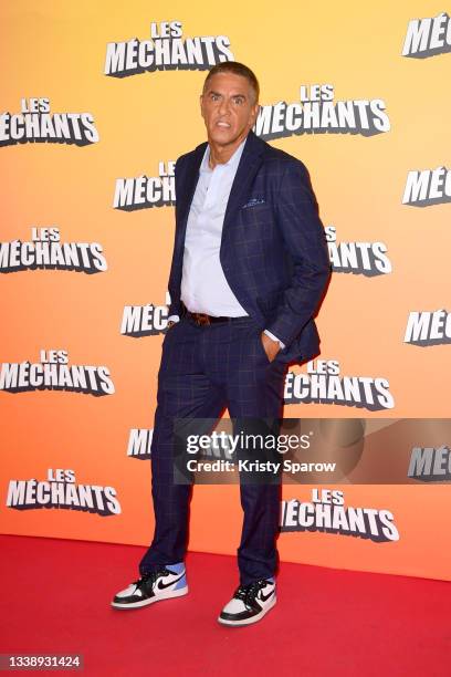 Samy Naceri attends the "Les Mechants" premiere at Le Grand Rex on September 07, 2021 in Paris, France.