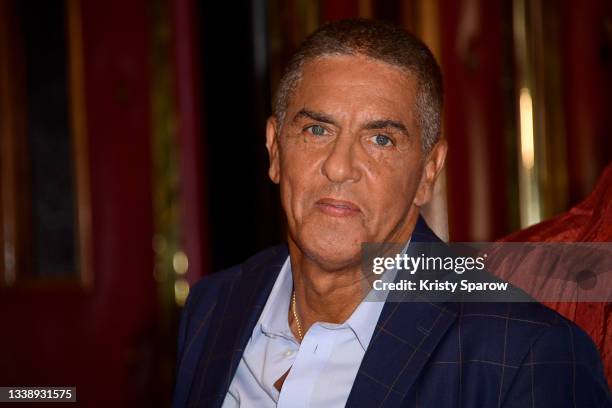 Samy Naceri attends the "Les Mechants" premiere at Le Grand Rex on September 07, 2021 in Paris, France.