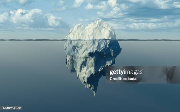 iceberg - pictured rocks in winter stock pictures, royalty-free photos & images