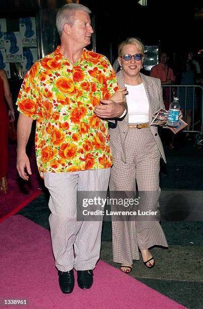 Actress Bette Midler and her husband Martin von Hasselberg arrive at the Roseland Ballroom for the Broadway musical Hairspray opening night after...