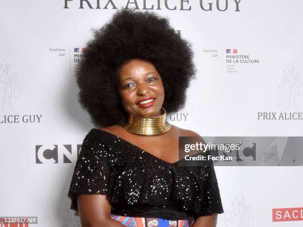 Maimouna Gueye attends the Alice Guy 2021 Awards Ceremony at the Max Linder Cinema on September 07, 2021 in Paris, France.