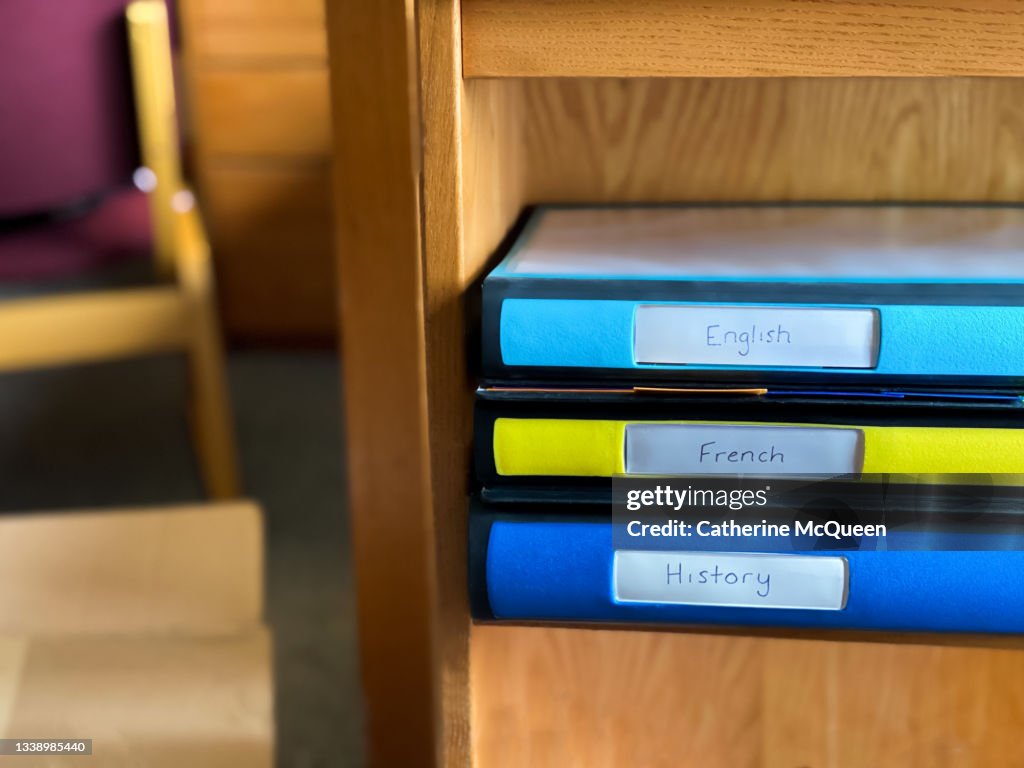 Moving day: dorm room bookshelf organization