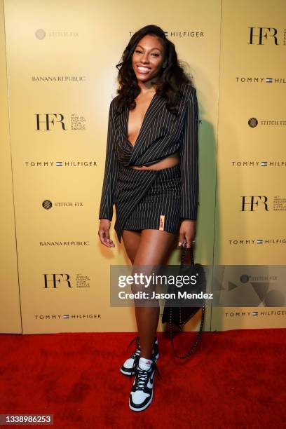 Betnijah Laney attends Harlem's Fashion Row - September 2021 at New York Fashion Week: The Shows on September 07, 2021 in New York City.