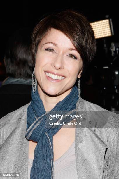 Actress Paige Davis attends "An Evening with Patti Lupone and Mandy Patinkin" Broadway opening night at the Ethel Barrymore Theatre on November 21,...