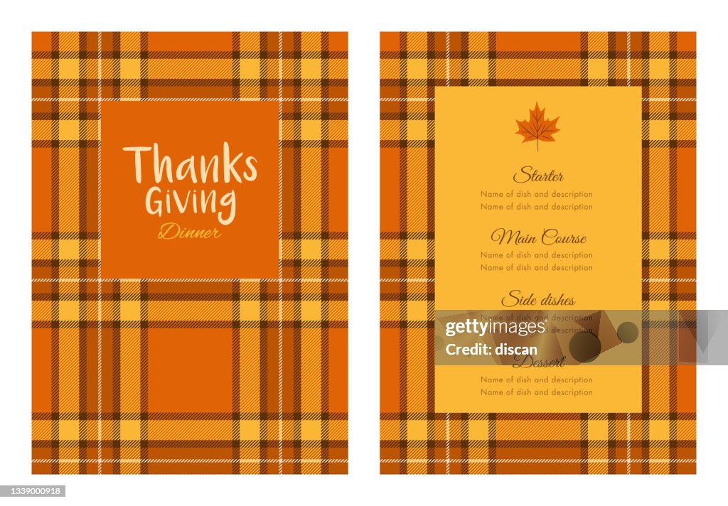 Thanksgiving Dinner Invitation Template HighRes Vector Graphic Getty