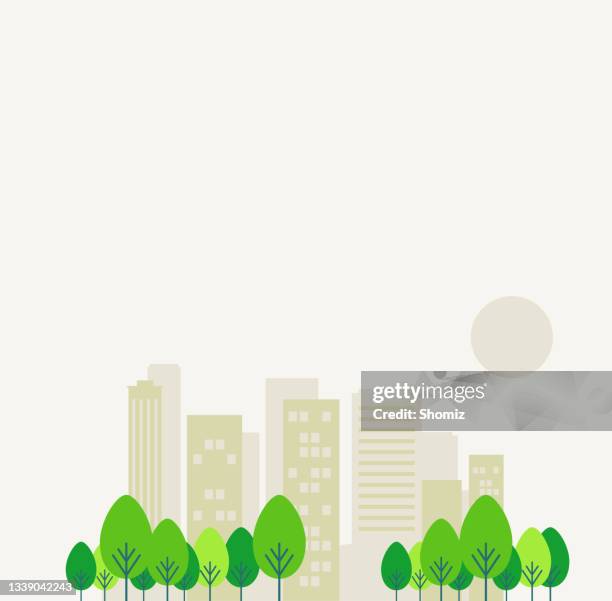 luftverschmutzung der stadt - urban landscape stock-grafiken, -clipart, -cartoons und -symbole
