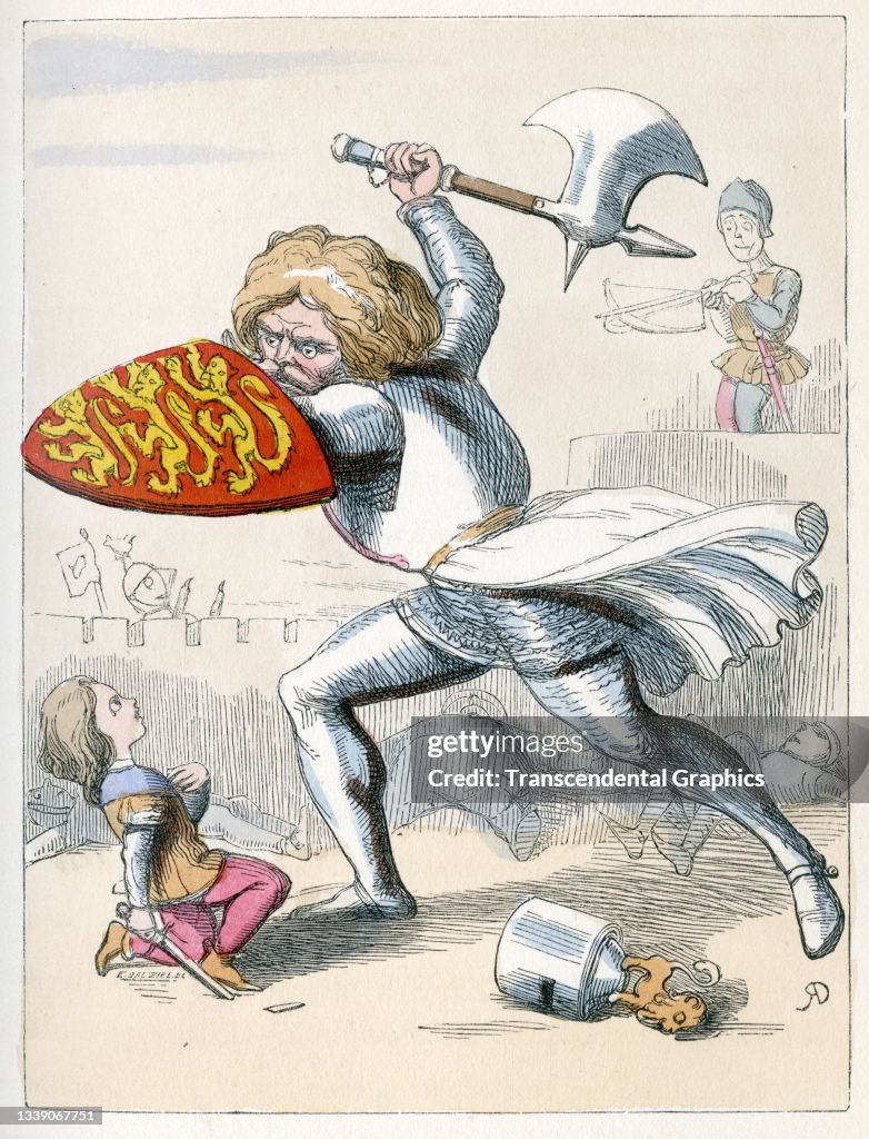 Illustration From Thackeray's 'Rebecca And Rowena'