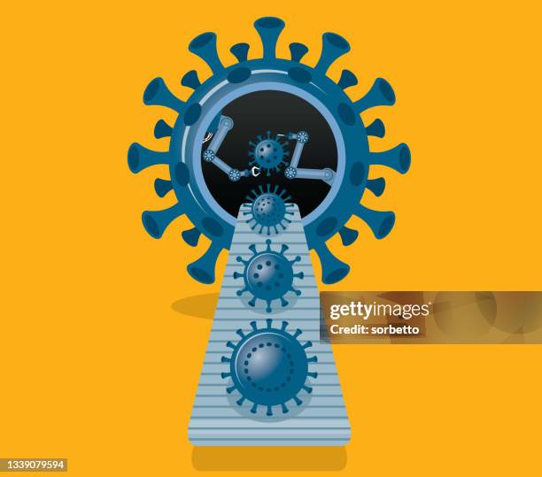 new variant of coronavirus - making doctors appointment stock illustrations