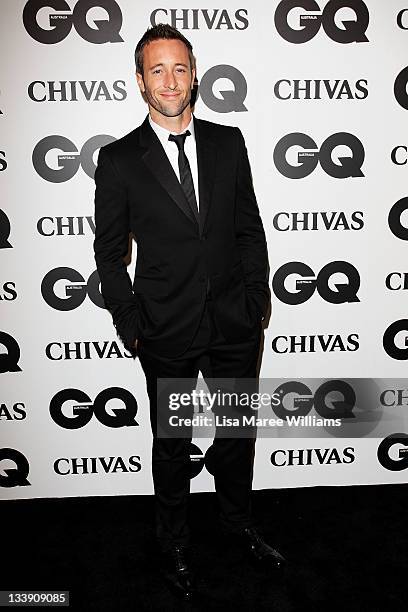 Alex O'Loughlin arrives at the GQ Australia Men of the Year Awards at the Sydney Opera House on November 22, 2011 in Sydney, Australia.