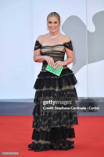 Anastacia attends the red carpet of the movie "Freaks Out" during the 78th Venice International Film Festival on September 08, 2021 in Venice, Italy.