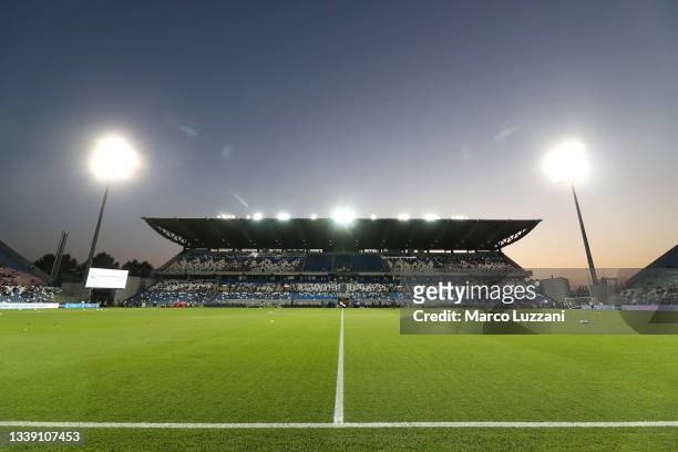 General view inside the stadium prior to the 2022 FIFA World Cup Qualifier match between Italy and Lithuania at Mapei Stadium - Citta' del Tricolore...