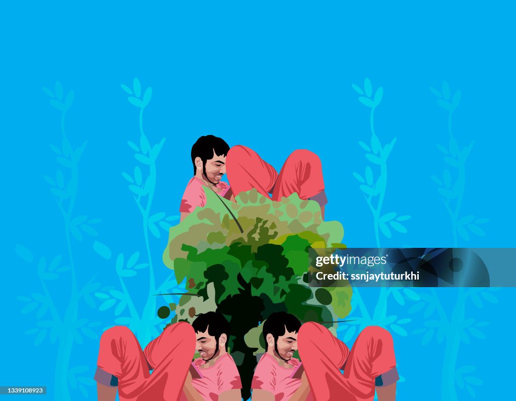 Boy Is Enjoy With Watching Comedy Video