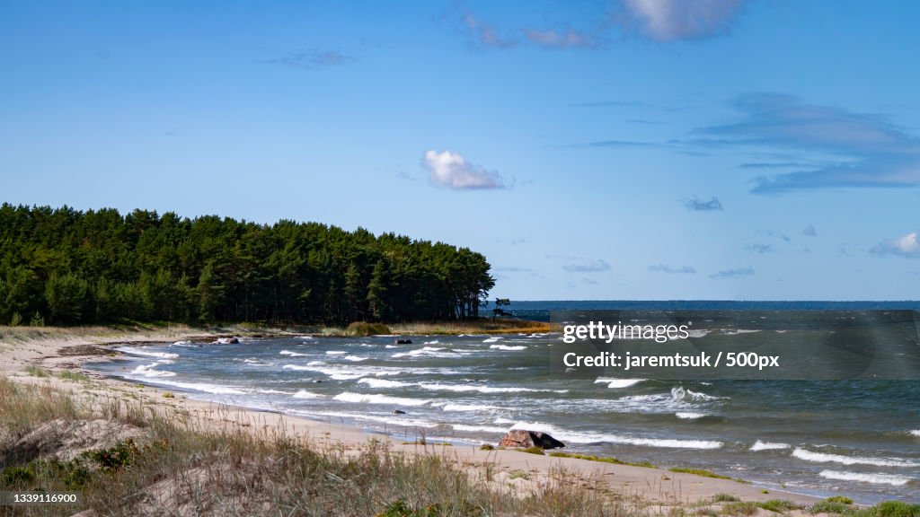 Scenic view of sea against sky,Tallinn,Estonia