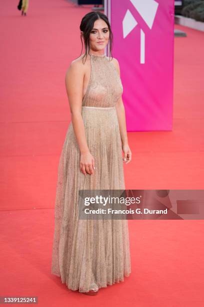 Isabelle Fuhrman attends the "Un Fils Du Sud" red carpet during the 47th Deauville American Film Festival on September 08, 2021 in Deauville, France.